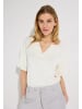 More & More legerer, Feinstrick-Pullover 1/2 Arm in offwhite