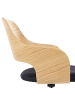 Beliani Bürostuhl NOVATO in Braun/Schwarz - (W) 45 x (H) 76 x (L) 45 cm