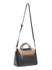 Usha Handtasche in Schwarz Beige