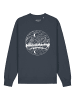 wat? Apparel Sweatshirt Mountains by night in India Ink Grey
