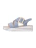 remonte Plateau Sandaletten in Blau