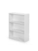 relaxdays Bücherregal in Weiß - (B)60 x (H)82 x (T)24 cm
