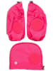 Ergobag Schulranzen LED Fluo Seitentaschen Zip-Set in Pink