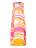 Betty Barclay Sommerkleid mit Rundhalsausschnitt in Rosé/Yellow