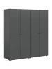ebuy24 Kleiderschrank Darwin Anthrazit 160 x 51 cm