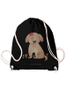 Mr. & Mrs. Panda Gymtasche Hund Dame ohne Spruch in Schwarz