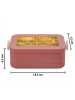 Mr. & Mrs. Panda Bento Box Waldtiere Picknick Design mit Spruch in Rot Pastell