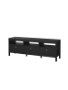 ebuy24 TV-tisch Madrid Schwarz 152 x 39 cm