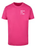 Mister Tee T-Shirts in hibiskus pink