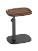 VASAGLE Beistelltisch Barnet in Walnussfarben-Schwarz - (B)40 x (H)(43-69) x (T)30 cm
