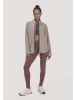 Hessnatur Fleece Jacke in mandelbraun