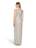 Vera Mont Abendkleid im Glitzer-Look in Cream/Silver