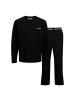 Jack and Jones Loungewear Set JACEVEREST LS Tee & Pants Set in Schwarz