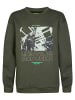 Petrol Industries forgebrook Sweatshirt mit Grafik-Print in Grau
