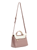 Usha Handtasche in Rosa Wollweiss