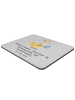 Mr. & Mrs. Panda Mouse Pad Auszubildende Kaffeekünstler mit Spruch in Grau Pastell