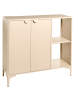 Beliani Sideboard ARDURA in Beige - (W) 110 x (H) 101 x (L) 40 cm