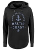 F4NT4STIC Oversized Hoodie Ostsee Logo Knut & Jan Hamburg in schwarz