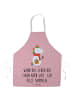 Mr. & Mrs. Panda Grillschürze Einhorn Pilz mit Spruch in Rot Pastell