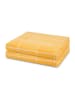 Ross 2 X Duschtuch im Set Sensual Skin Karo in Ginster