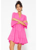 SASSYCLASSY Musselin Kleid in pink