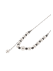NAEMI Women Necklace in Silver White