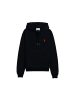 AMI Sweatshirt schwarz mit Kapuze BFUSW235-730001001