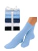 GO IN Basicsocken in blau-marine-hellblau-offwhite-schwarz