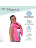 styleBREAKER Schal mit Fransen in Gelb