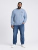 Petrol Industries Meliertes Sweatshirt mit Rundhalsausschnitt stoneford in Blau