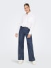 ONLY Hose mit weitem Beinschnitt in Dark Blue Denim