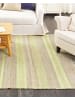 Beliani Geflochtener Teppich TALPUR in Beige/Grün - (W) 160 x (H) 0.5 x (L) 230 cm