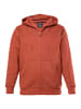 JP1880 Sweatjacke in zimtbraun