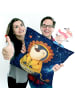 Mr. & Mrs. Panda Kuschel Kissen Löwe Astrologie Design ohne Spruch in Weiß