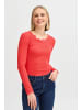 Fransa FRHIZAMOND 2 T-SHIRT EXT Tight fit in Poinsettia