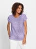WITT WEIDEN Print-Shirt in lavendel-ecru-bedruckt