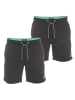 riverso  Short RIVDavid 2er Pack comfort/relaxed in Schwarz