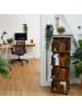 relaxdays Bücherregal in Braun - (B)39 x (H)125,5 x (T)39 cm