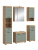 xonox.home Badkombination in Artisan Eiche/Salbei - (B) 164 x (H) 191 x (T) 34