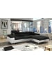 MF Design Amanda Recamiere Rechts in Schwarz -  (L) 203 x (B) 289 x (H) 85 cm