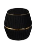 Kayoom Hocker Doric in schwarz - gold