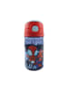 Spiderman Spidey Glow Plastiktrinkflasche mit Strohhalm 350