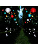 MARELIDA LED Lampion Batteriebetrieb D: 30cm in rot