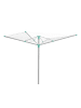 SONGMICS Wäscheständer Bunji in Silbern-Grün - (B)181 x (H)194 x (T)181 cm