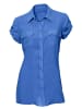 Heine Kurzarm-Bluse in royalblau