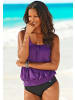 LASCANA Oversize-Tankini in aubergine