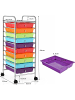 COSTWAY Rollcontainer in Bunt