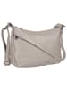 Toscanto Leder Schultertasche Toscanto Tasche hellgrau ca. 35cm
