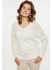 Usha Damen Pullover in WOLLWEISS