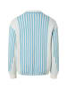 PEGADOR Strickpullover Davos in ecru hellblau - 0001